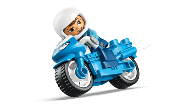 Blue Police Motorcycle - Image 5