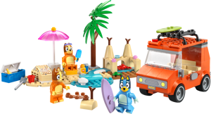 Les vacances et le voyage en voiture de Bluey