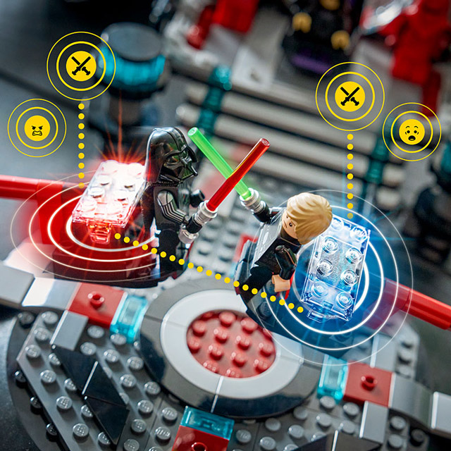 スライドキャンバー SMART Play™: Throne Room Duel & A-Wing™ 75427 | Star Wars™ | Buy