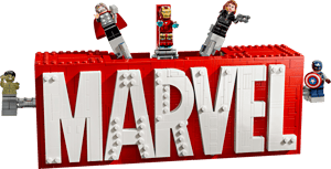 Logo MARVEL et ses super-héros