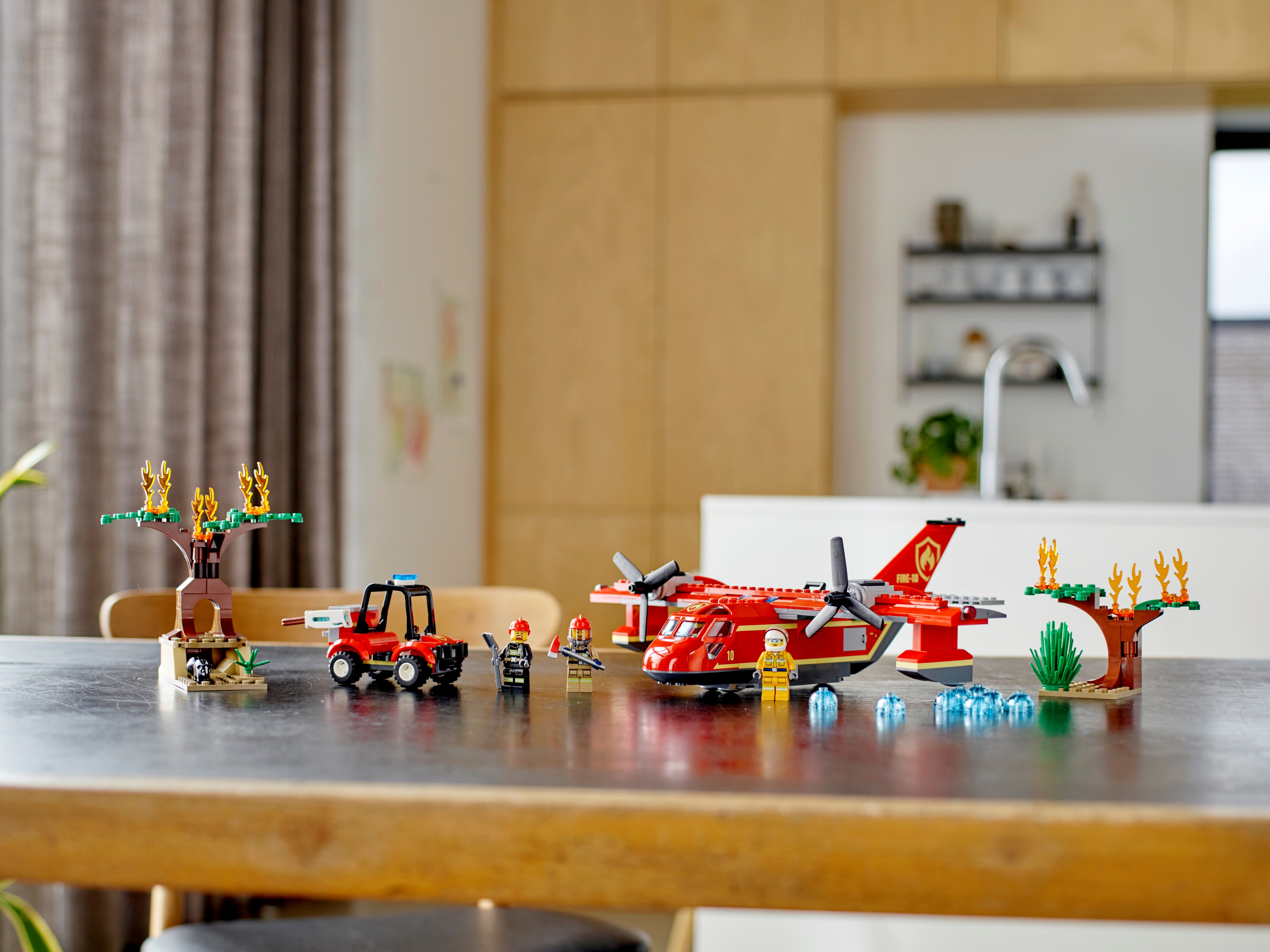 Lego 60217 City Avião De Combate Ao Fogo Cod 360