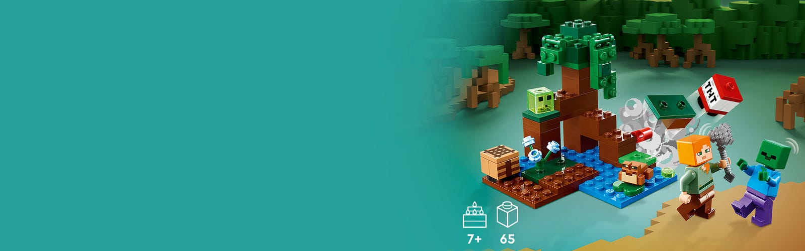 Lego®minecraft™ 21240 - aventures dans le marais