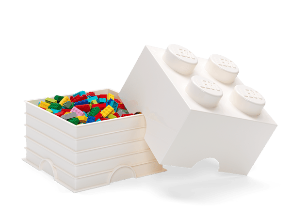 LEGO 5006931 Brique de rangement 4 tenons – blanc — visuel 3 sur 3