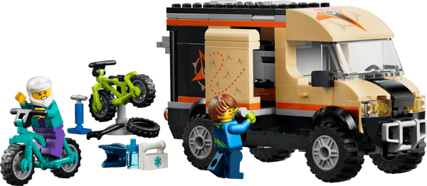 LEGO 60512 Le camping-car d’aventures et ses VTT