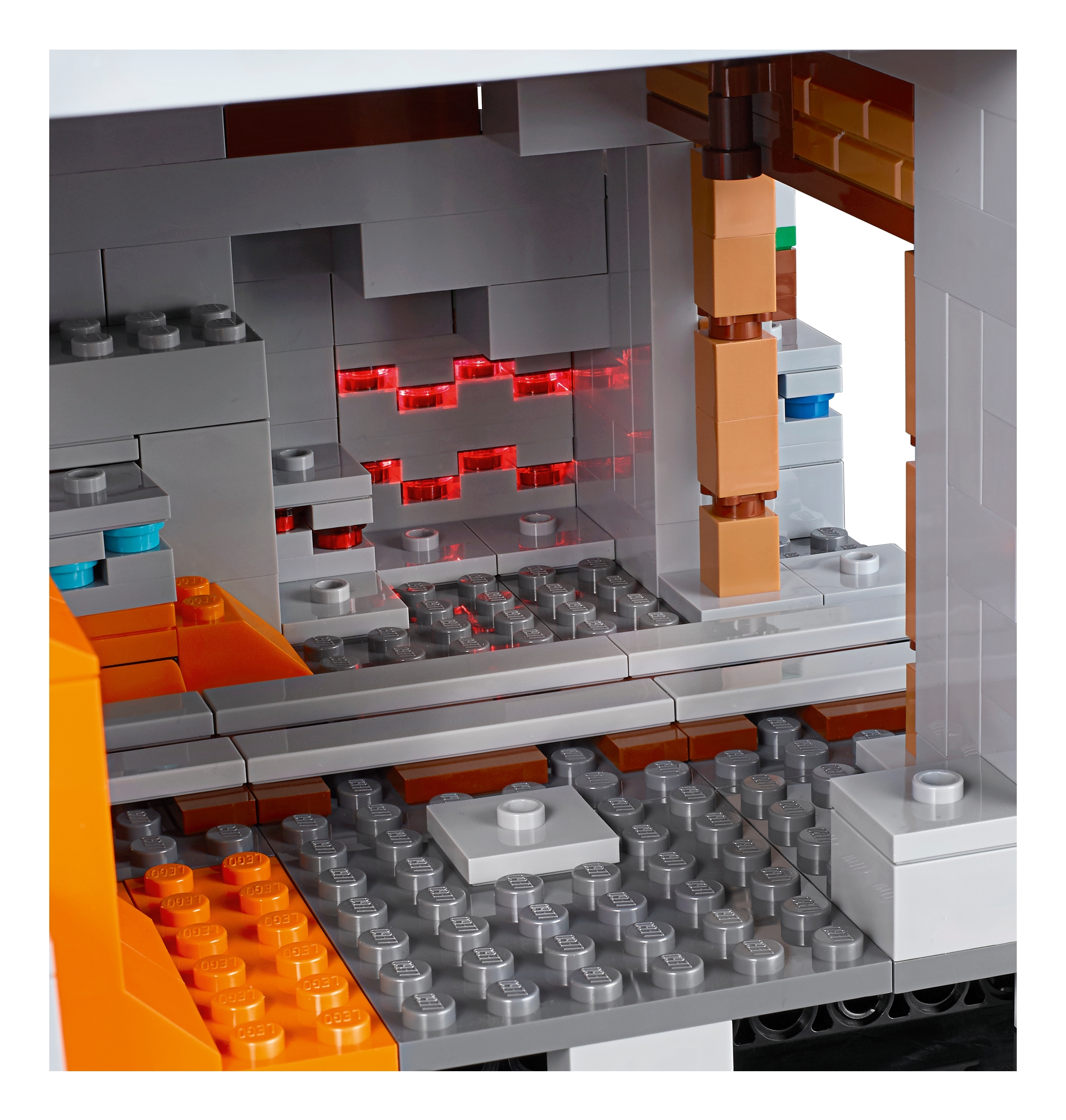 the mountain cave minecraft lego set