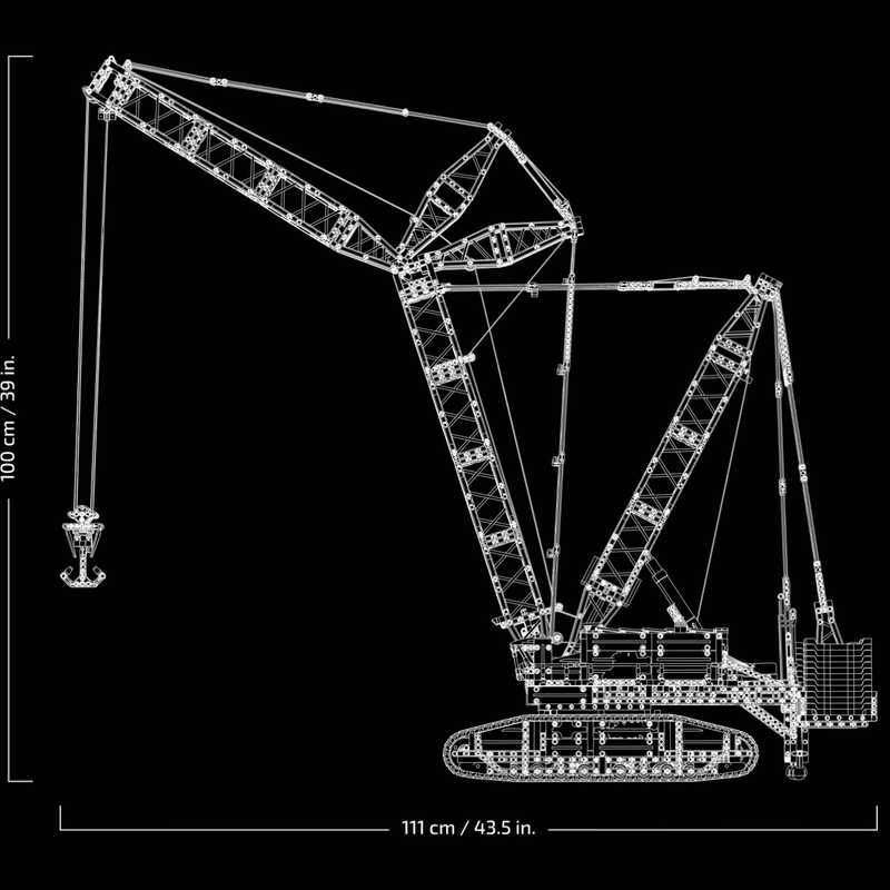 Liebherr Crawler Crane LR 13000 42146 | Technic™ | Buy online at the Official LEGO® Shop US