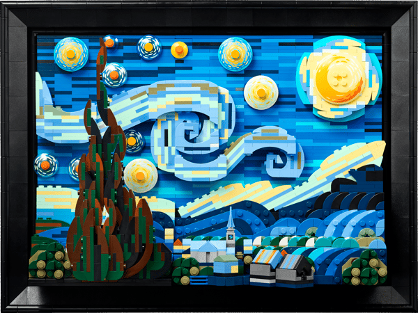 LEGO 21333 Vincent van Gogh - La Nuit étoilée — visuel 3 sur 8