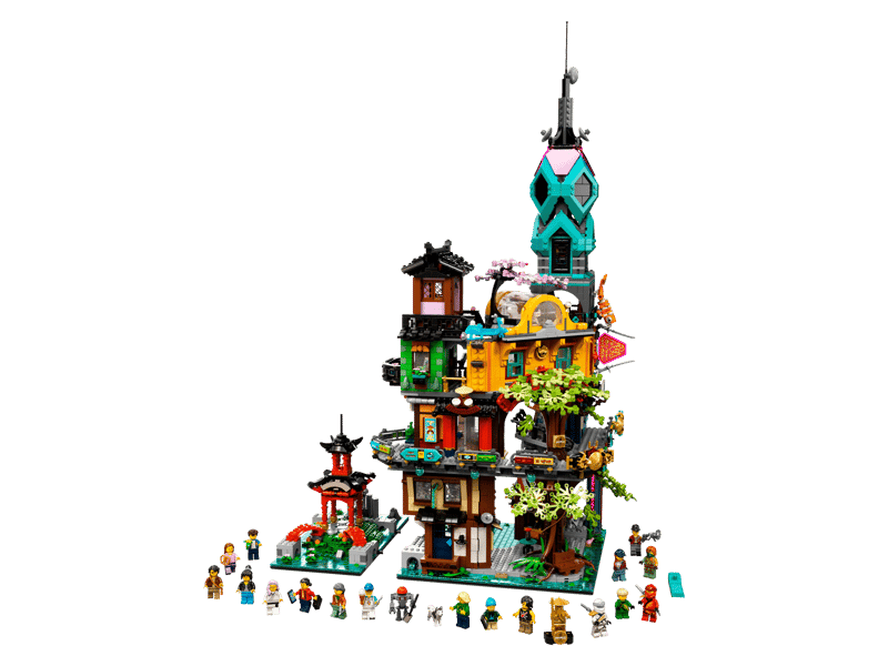 Giardini di NINJAGO® City — set LEGO 71741