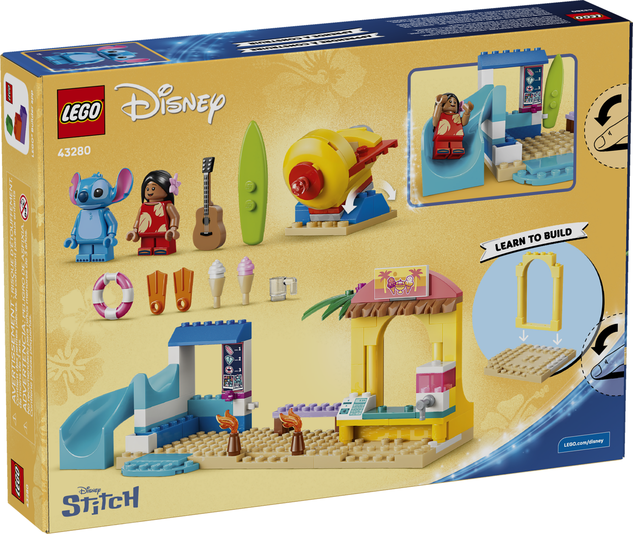 Beach Fun with Lilo & Stitch 43280 | Disney™ | Buy online at the