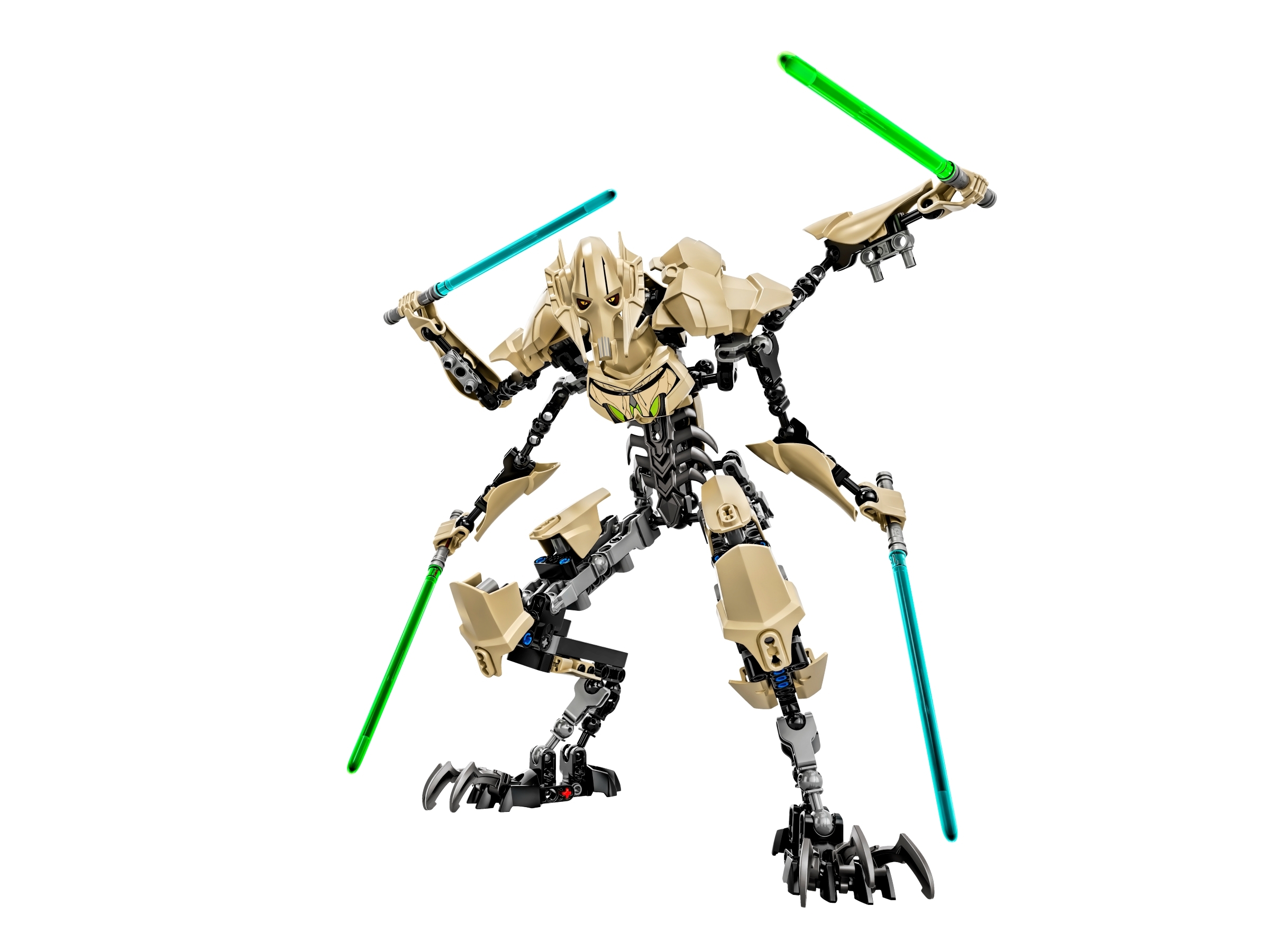 Cap-épisode 3 Star wars figurine Lego Général Grievous 7255 droite jambes 