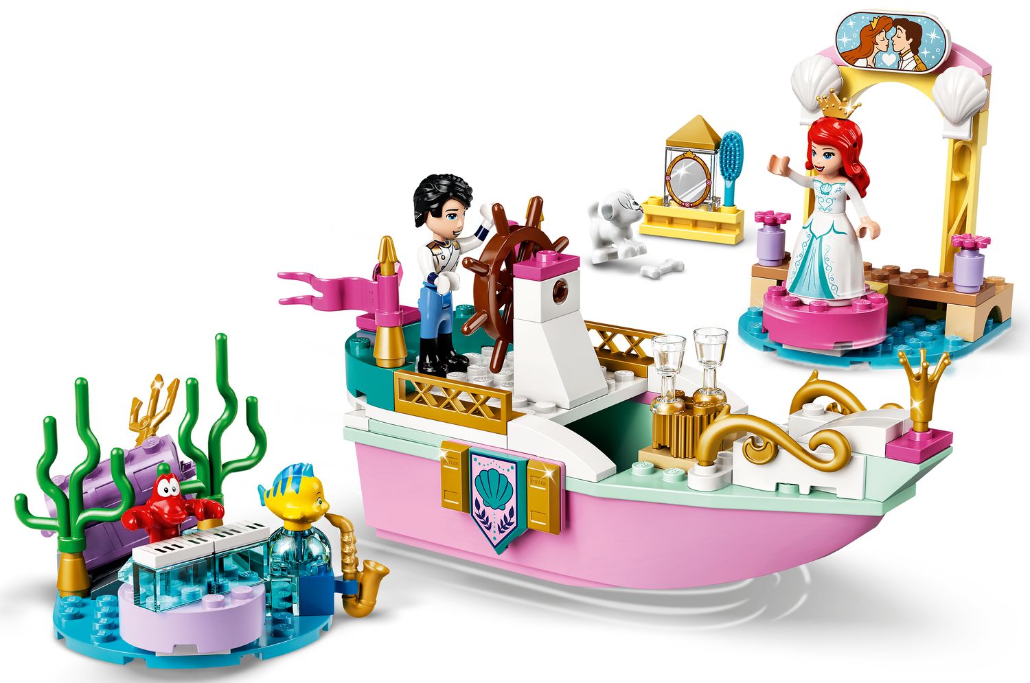 Barco de Ceremonias de Ariel 43191 Disney™ Oficial LEGO® Shop ES