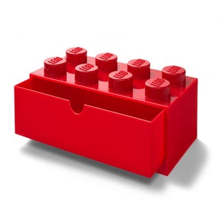 LEGO® 8-Stud Red Desk Drawer