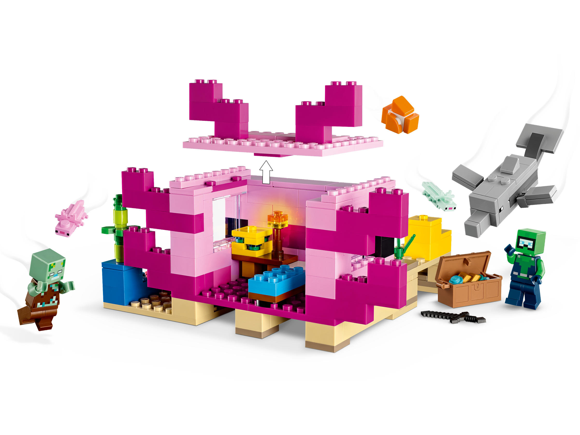 LEGO® Minecraft® 21247 A Casa de Axolotl
