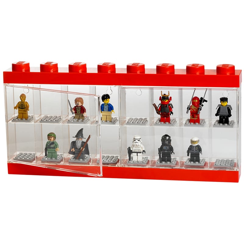 LEGO® Minifigure Display Case 16 – Red 5004892 Minifigures Buy