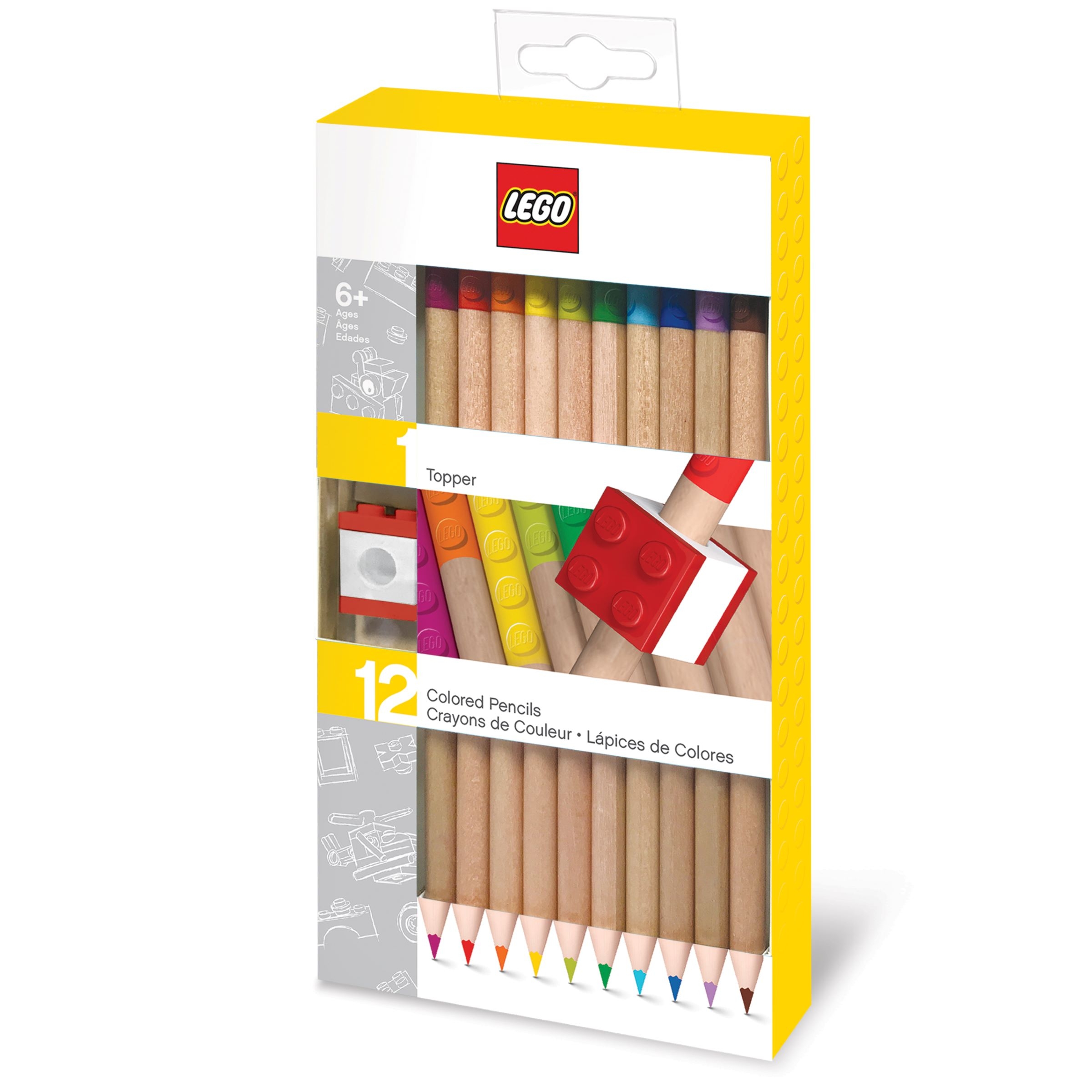 undskylde Skære af Glatte 2.0 12-pak farveblyanter med endestykke 5007197 | Andet | Officiel LEGO®  Shop DK