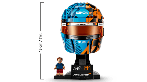 LEGO 43017 McLaren Mastercard F1® Team Casque d’Oscar Piastri — visuel 4 sur 8