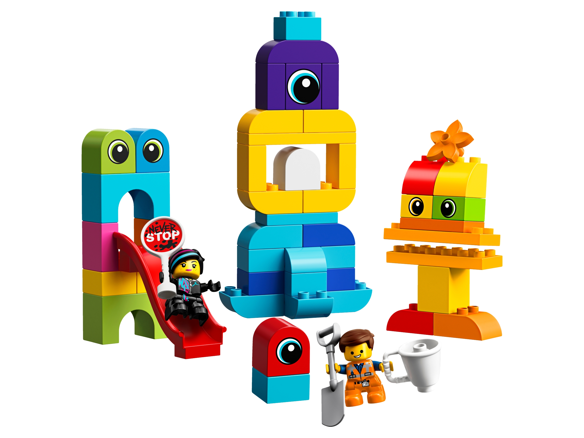 NEW LEGO Movie Minifigure 70820 Duplo Duplon Alien Invaders Red Yellow ...
