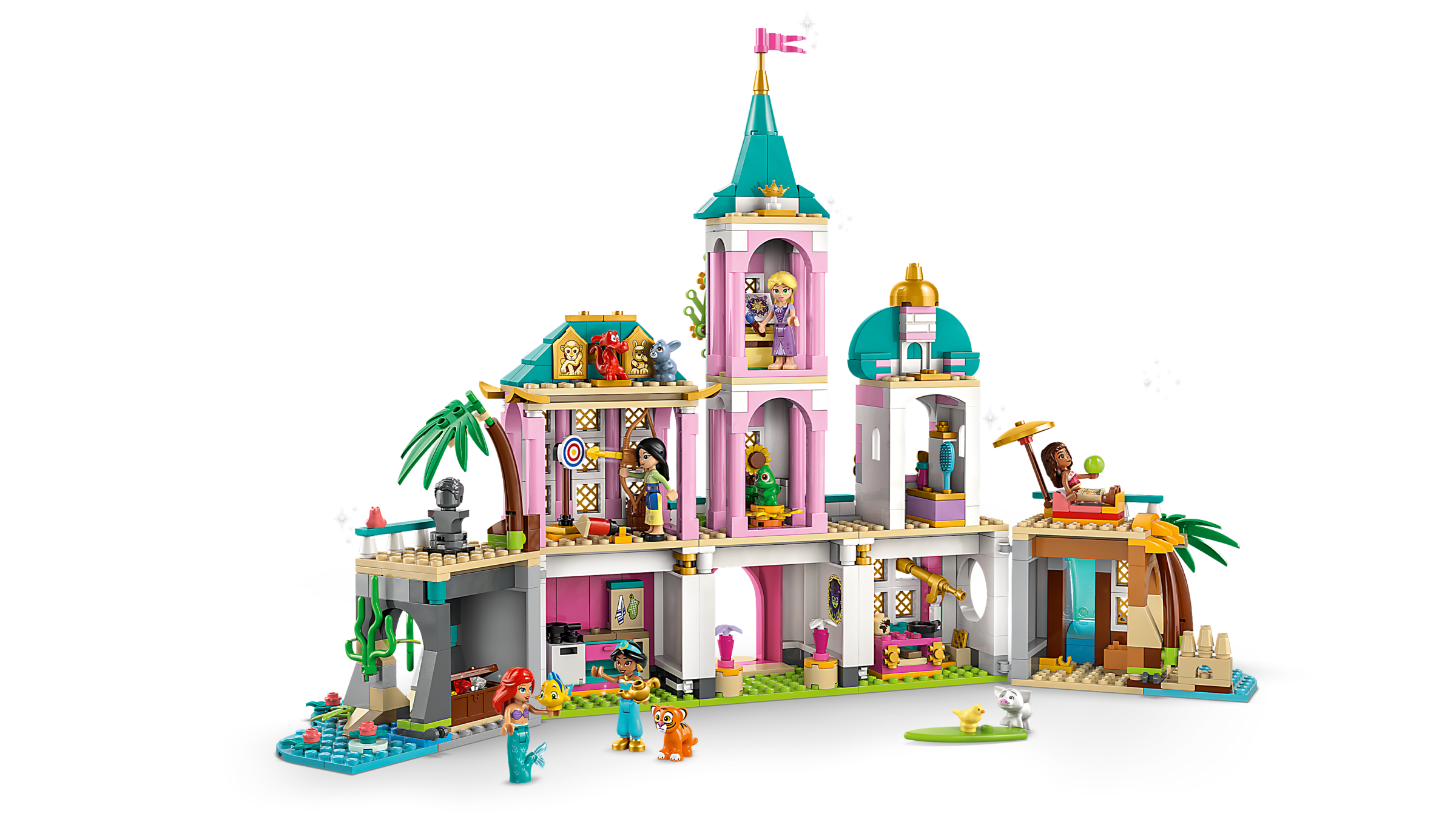 Princess Castle & Royal Pets 43267 | Disney™ | Buy online at the