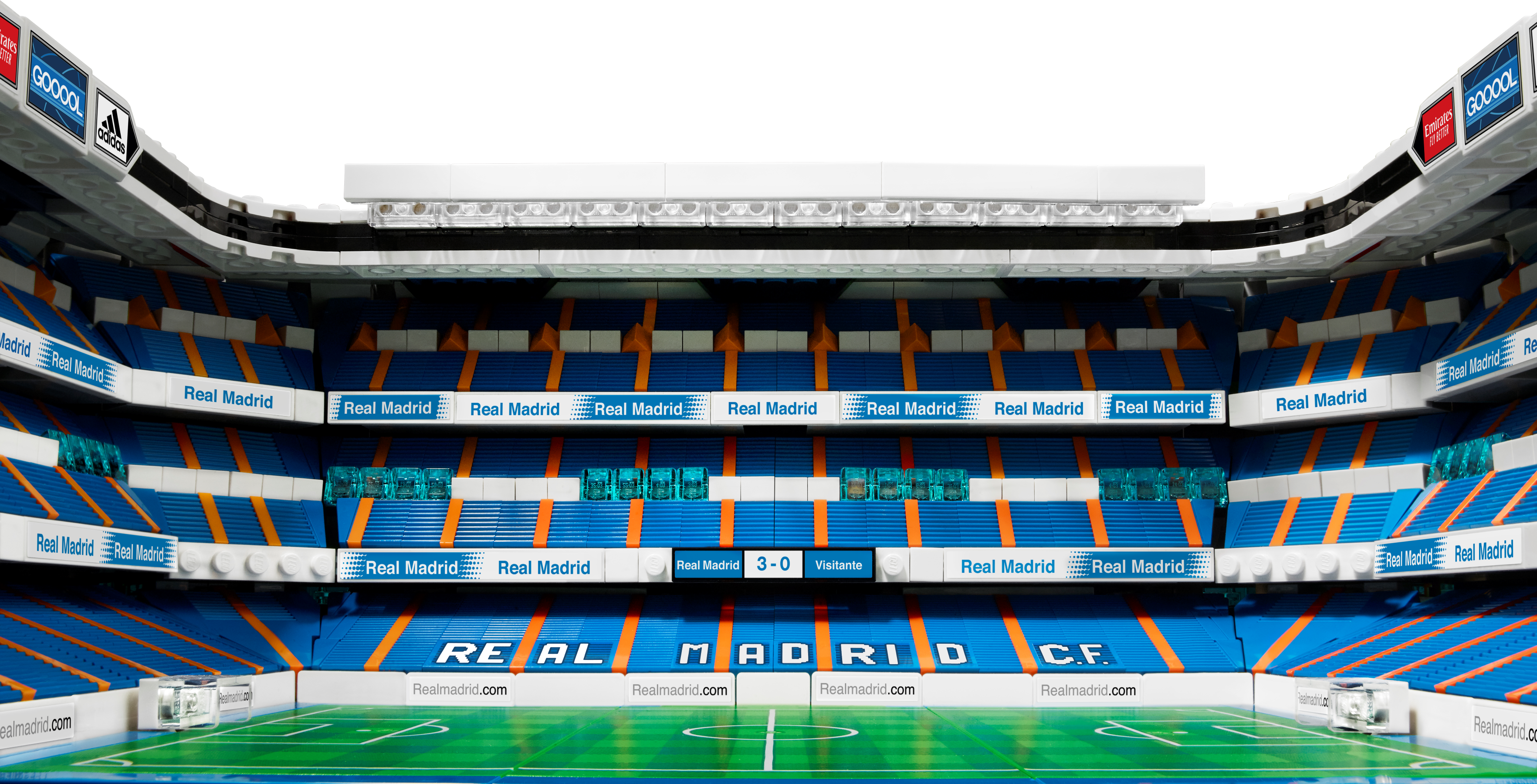 GOB LED Nameplate for LEGO® Real Madrid – Santiago Bernabéu Stadium 10299