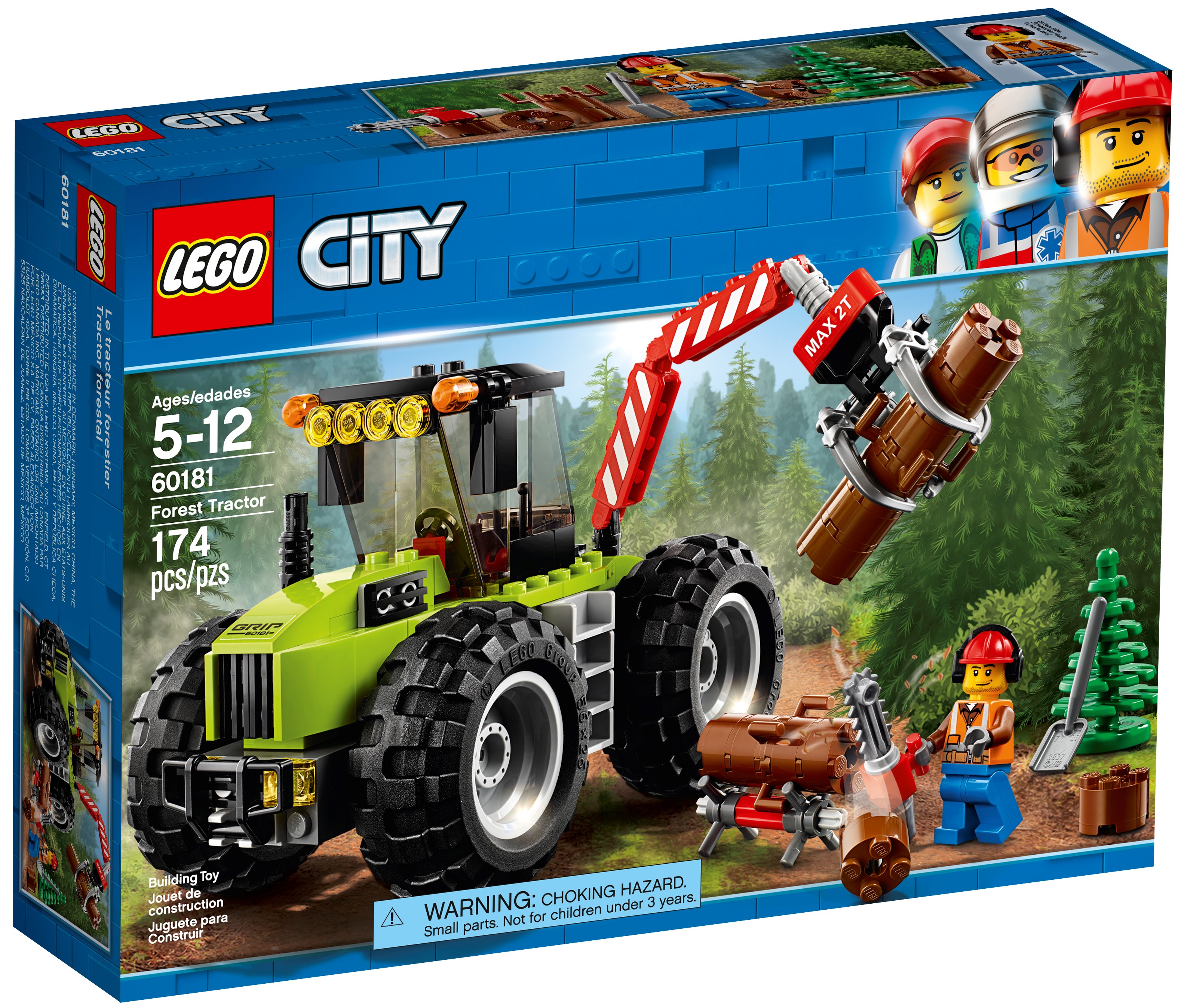 Lego City Forsttraktor 60181 NEU 