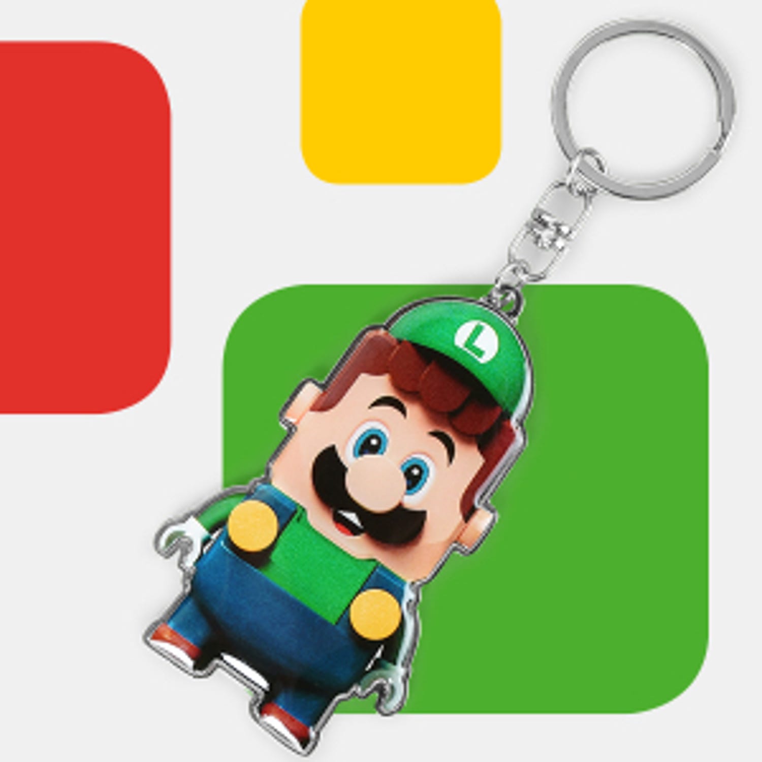 Classic Game Super Mario Bros Keychain Mario Yoshi Figure Key