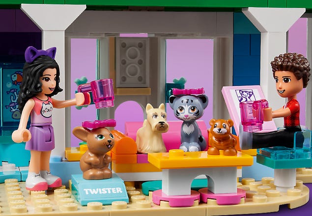 sekundær tilfældig Pilgrim Pet Day-Care Center 41718 | Friends | Buy online at the Official LEGO® Shop  US