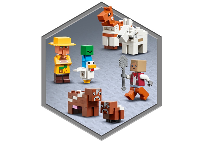 赤い馬小屋 21187 | マインクラフト® |レゴ®ストア公式オンライン