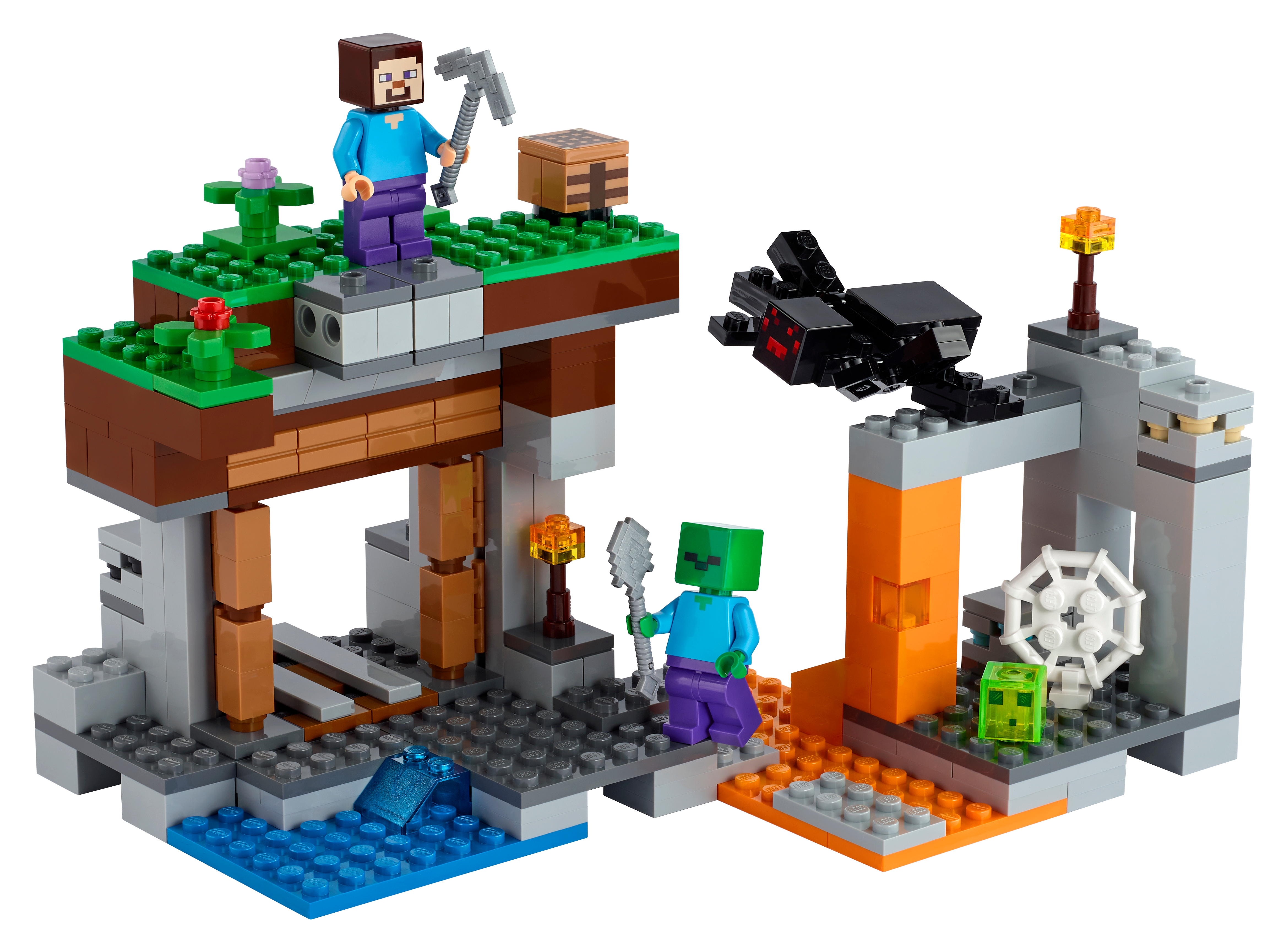 Åh gud vokal kabine The "Abandoned" Mine 21166 | Minecraft® | Buy online at the Official LEGO®  Shop US