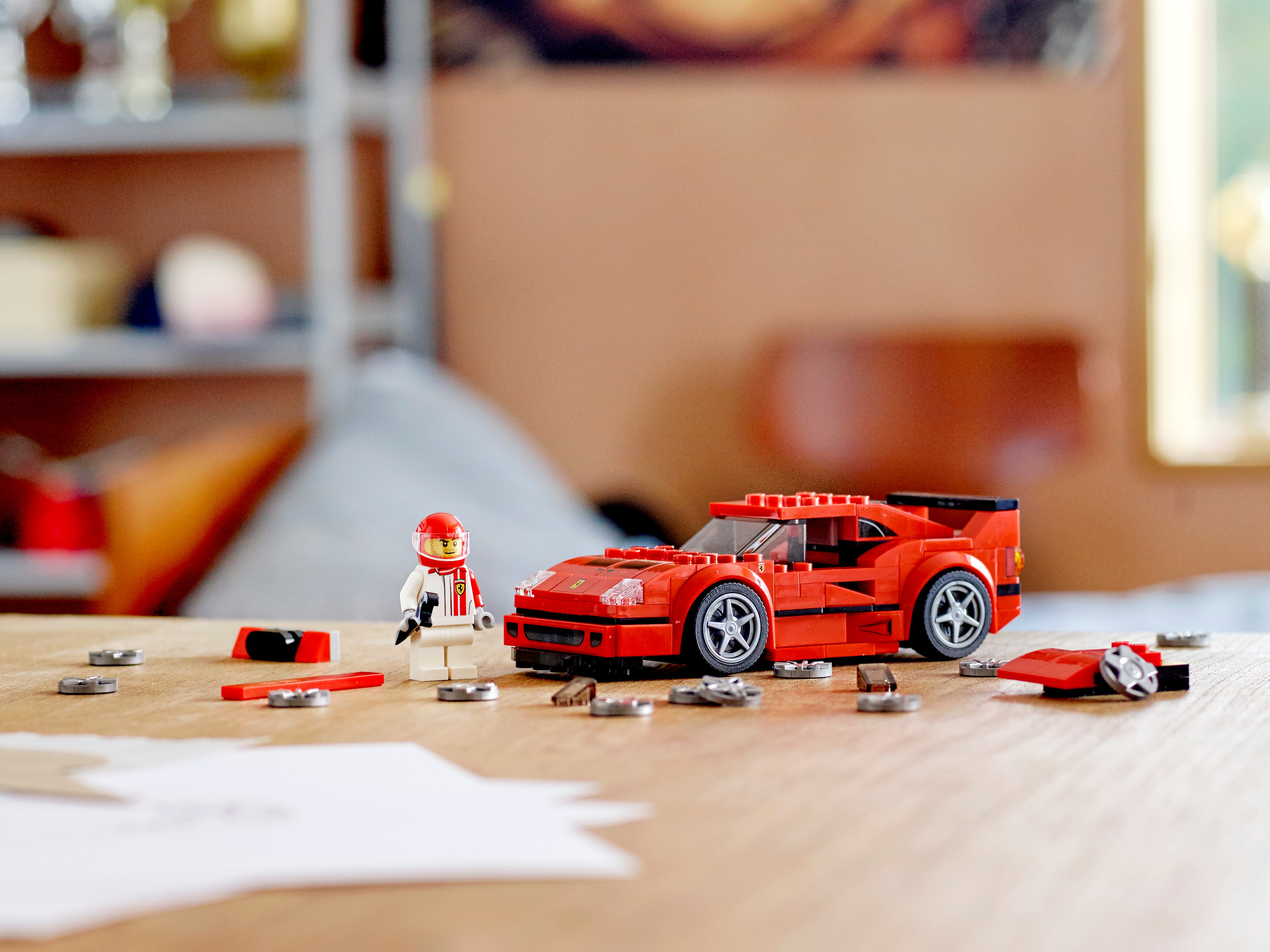 LEGO Speed Champions Ferrari F40 Racing Car Competizione Building Set Kids Fun