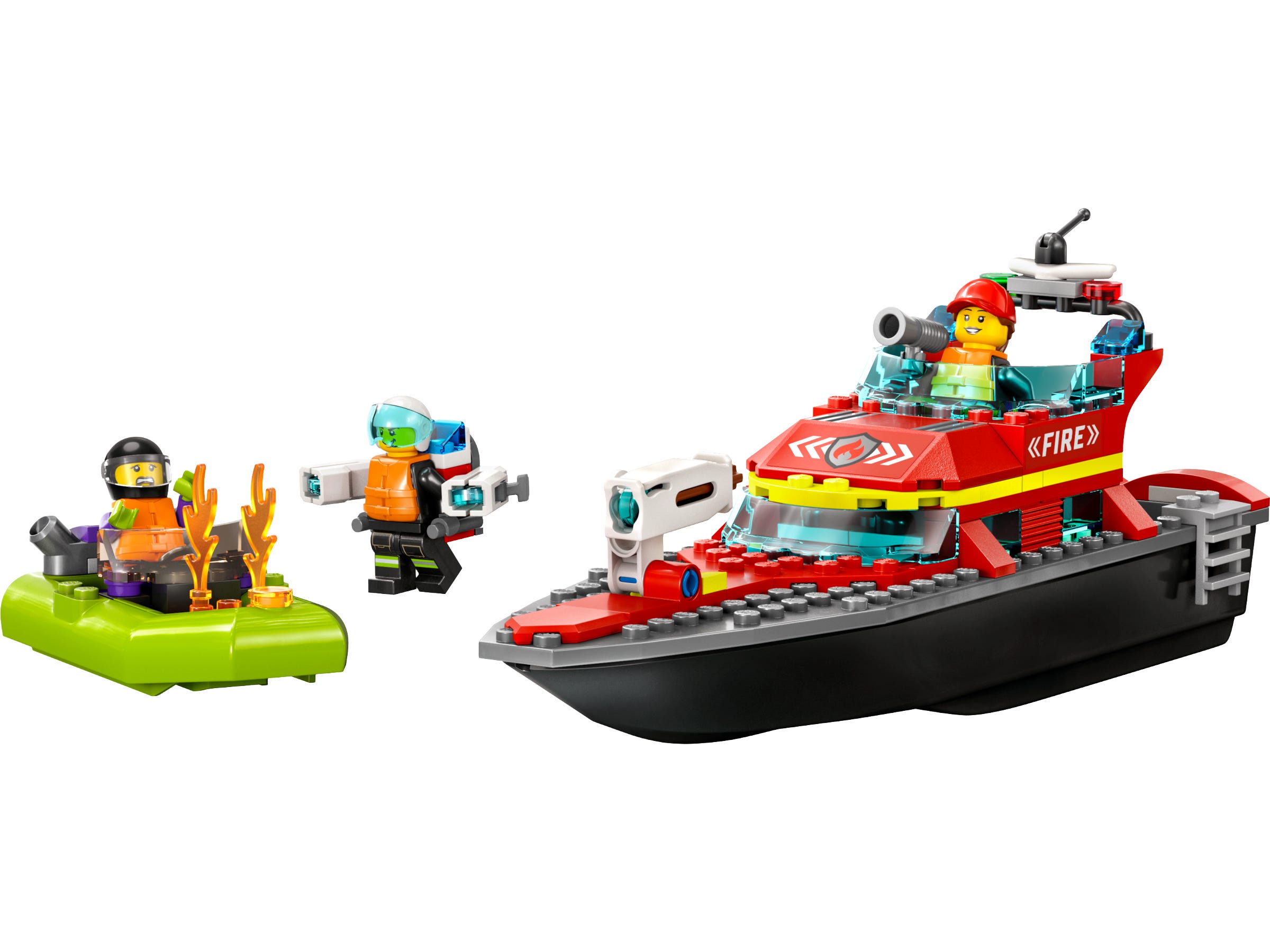LEGO City - Reddingsboot Brand 60373