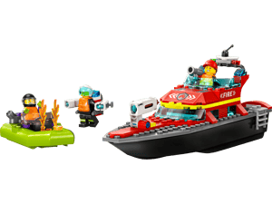 Le bateau de sauvetage des pompiers
