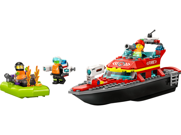 LEGO 60373 Le bateau de sauvetage des pompiers