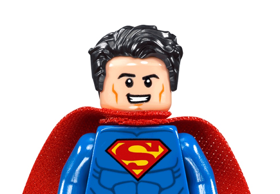 LEGO ® SUPER HEROES statuine ACCESSORI 1x maschera/Casco di Flash Rosso/Giallo NUOVO 