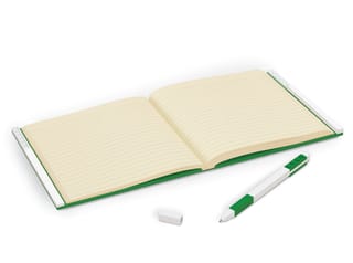 Notebook with Gel Pen – Green