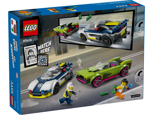 LEGO 60415 La course-poursuite entre la voiture de police et la super voiture — visuel 5 sur 8