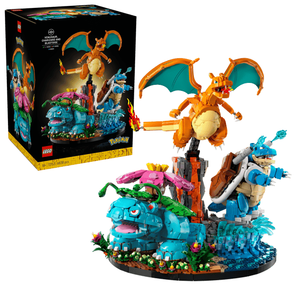 LEGO 72153 Florizarre, Dracaufeu et Tortank — visuel 2 sur 8