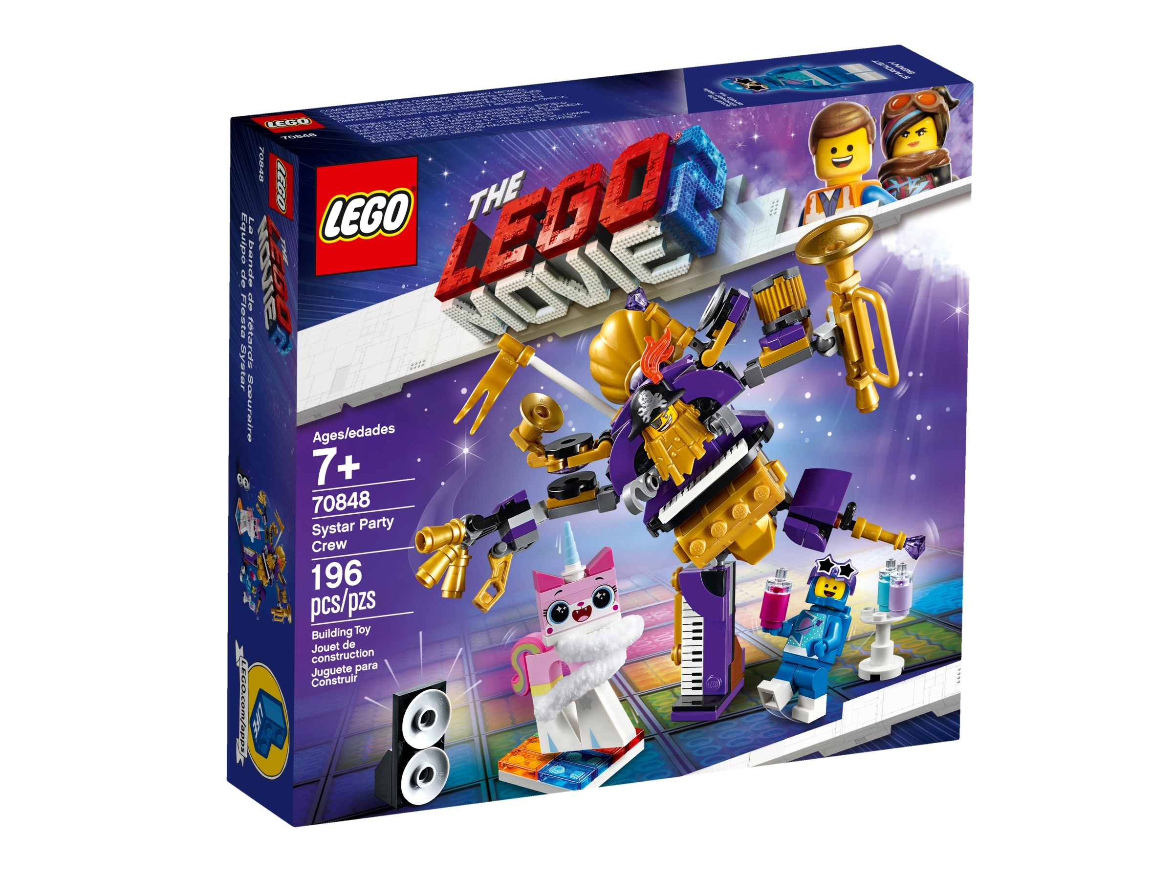 LEGO 70848 The LEGO Movie 2 Systar Party Crew NEW Free Shipping 