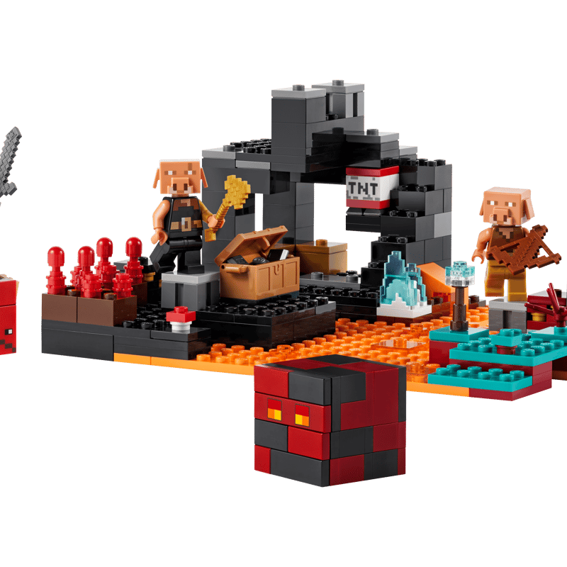 The Nether Bastion 21185 Minecraft® Buy online at the Official