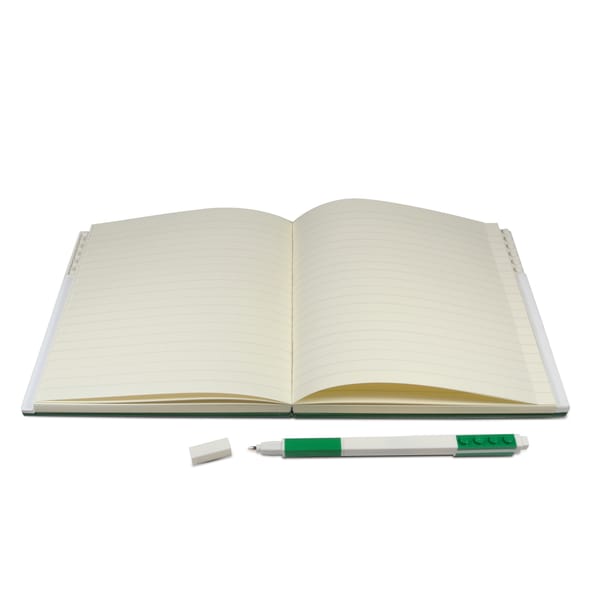 Locking Notebook with Gel Pen – Green - Image 5
