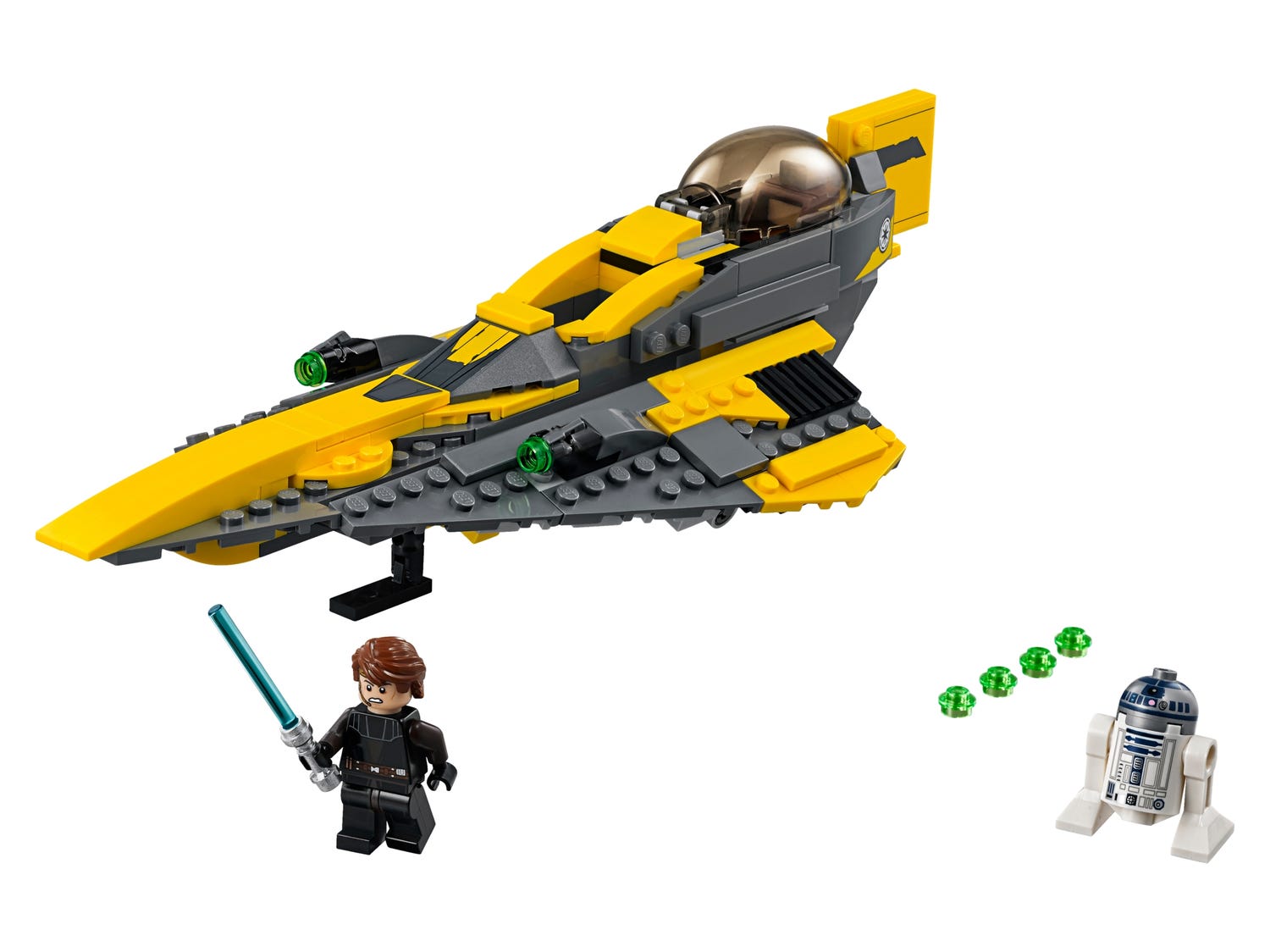 patrimonio Ocultación Desbordamiento Caza estelar Jedi de Anakin 75214 | Star Wars™ | Oficial LEGO® Shop ES