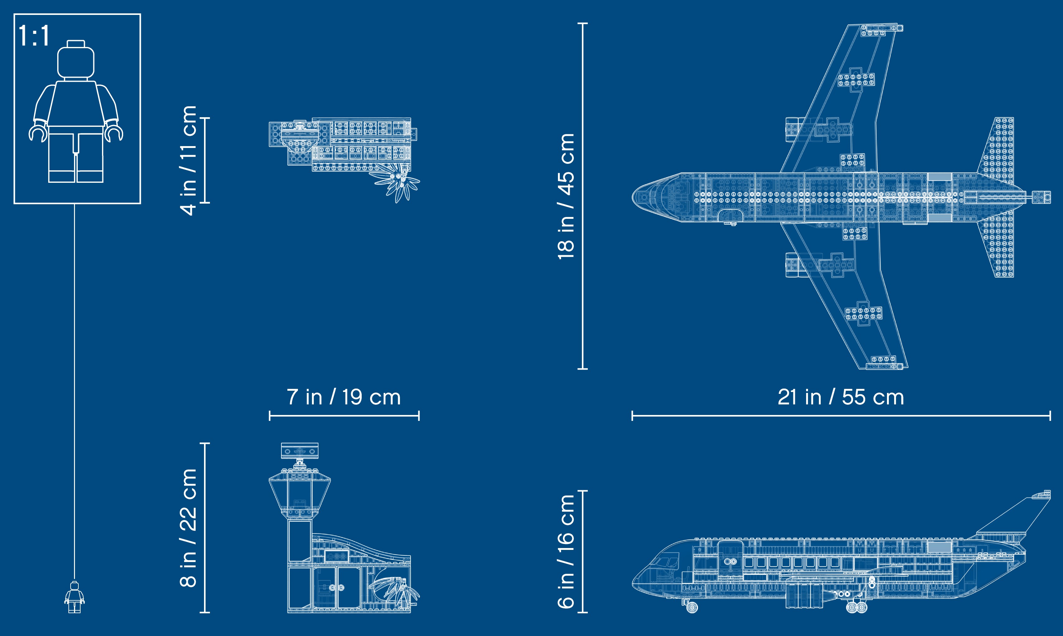 カテゴリ LEGO レゴ City Passenger Airplane 60262 with Radar Tower Airport