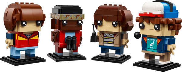 LEGO 40801 Figurines de Mike, Dustin, Lucas et Will