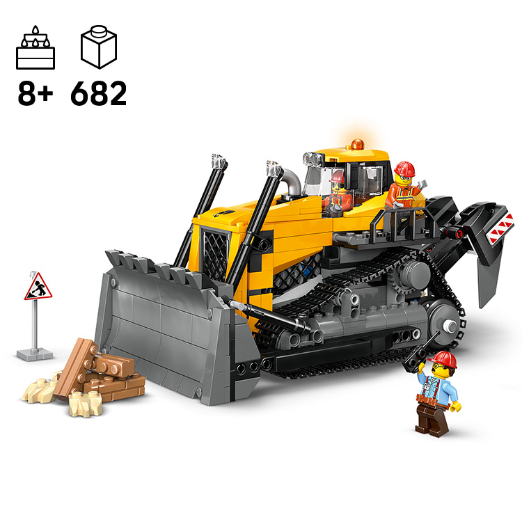 Yellow Bulldozer 60466 | City | Buy online at the Official LEGO