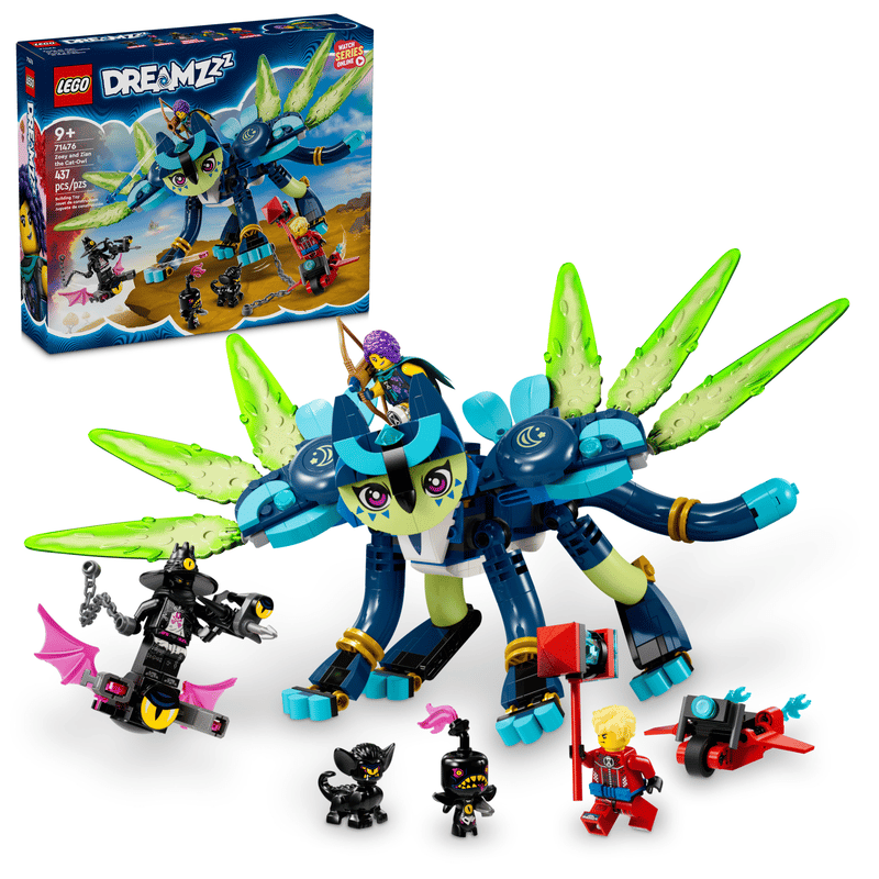 Zoey and Zian the Cat-Owl 71476 | LEGO® DREAMZzz™ | Buy online at Zoey and Zian the Cat-Owl 71476 | LEGO® DREAMZzz™ | Buy online at