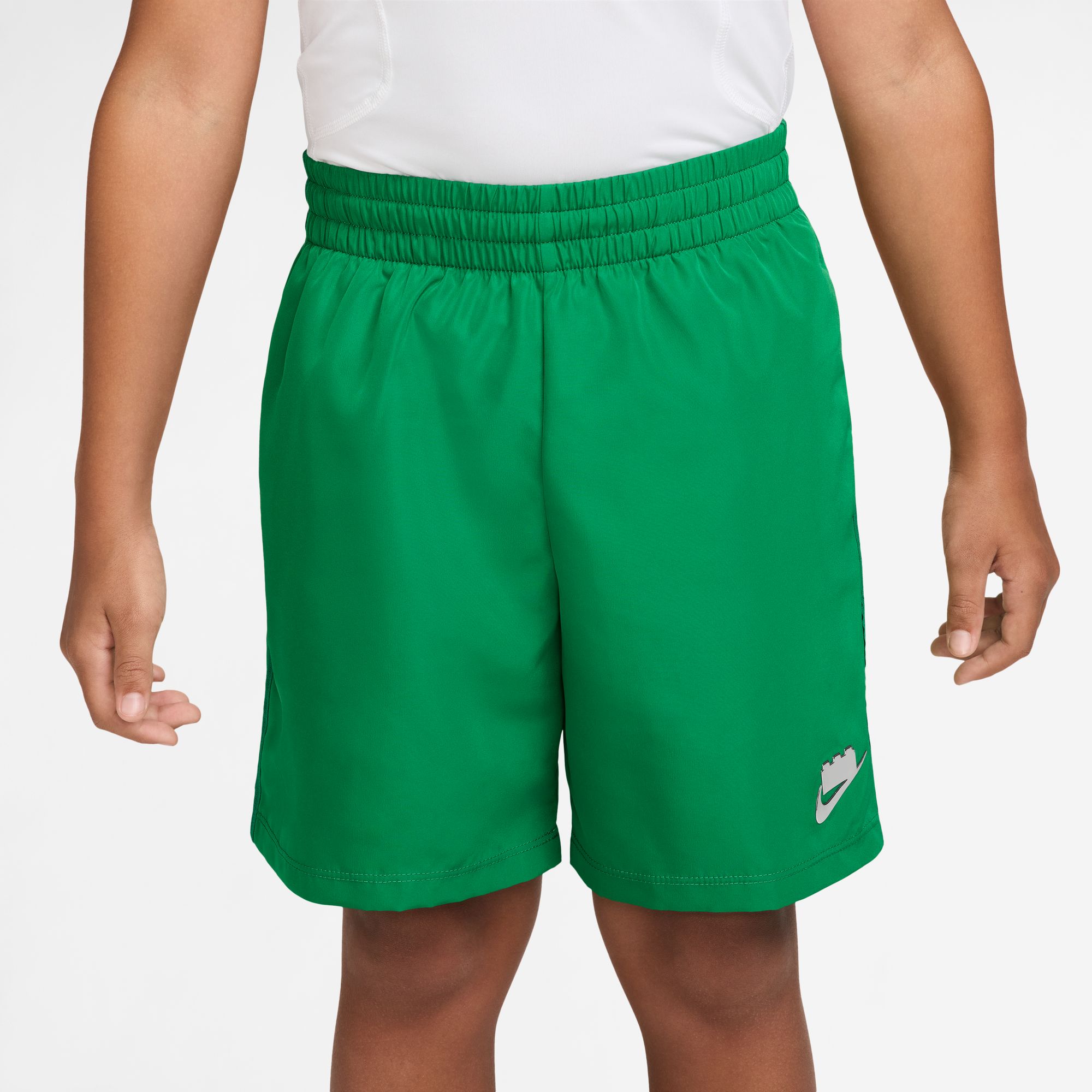 Nike x LEGO® Collection Big Kids' Shorts – Lucky Green