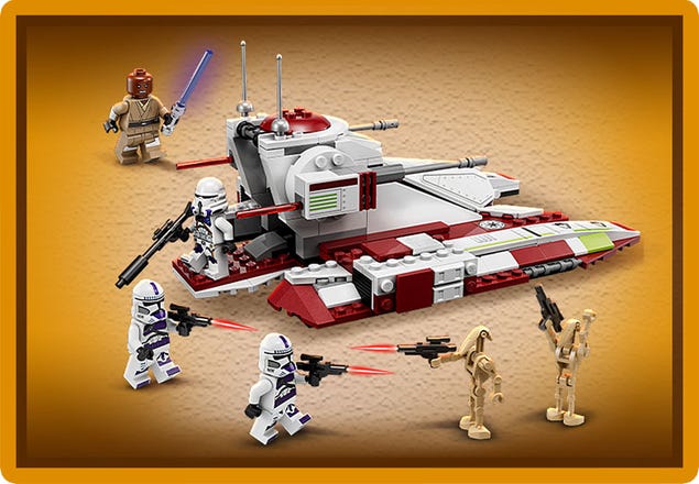 Le char d'assaut de combat de la République 75342, Star Wars™