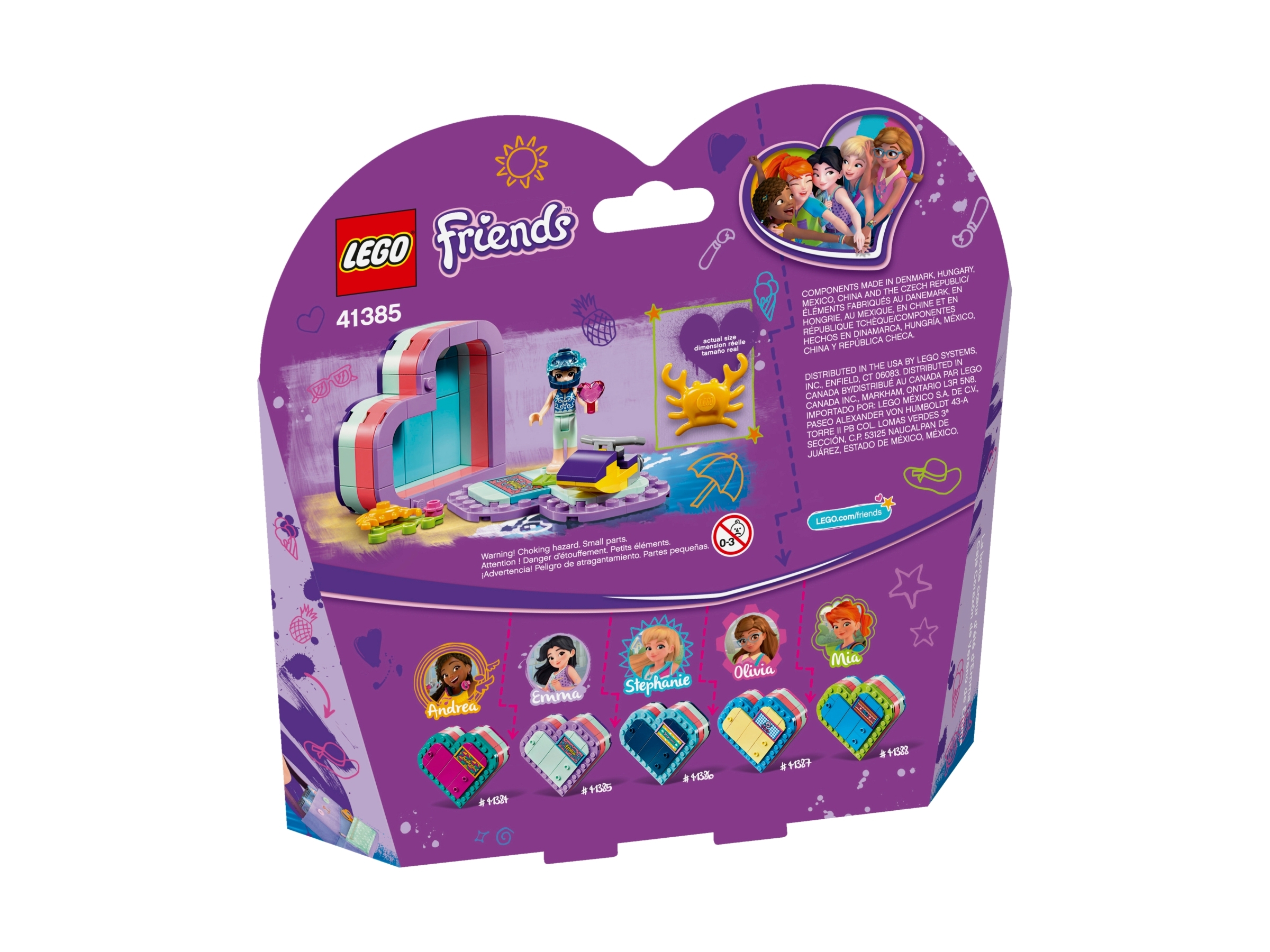 LEGO® Friends 41385 Emmas sommerliche Herzbox Summer Heart Box N6//19
