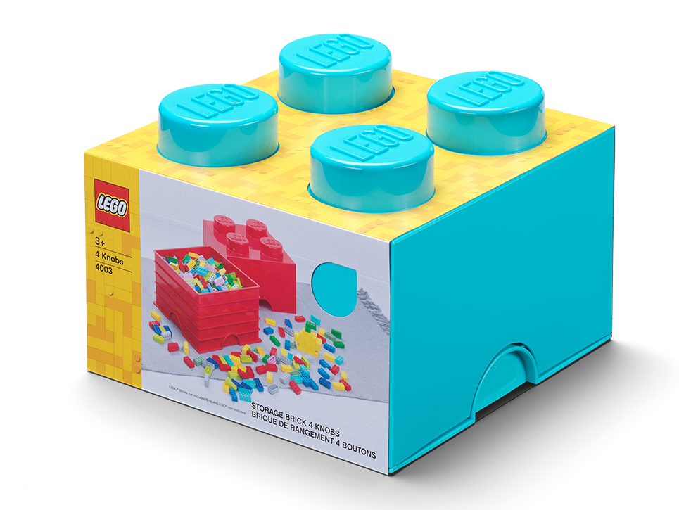 Omhyggelig læsning afbrudt Frontier 4-Stud Storage Brick – Azure Blue 5006936 | Other | Buy online at the  Official LEGO® Shop US