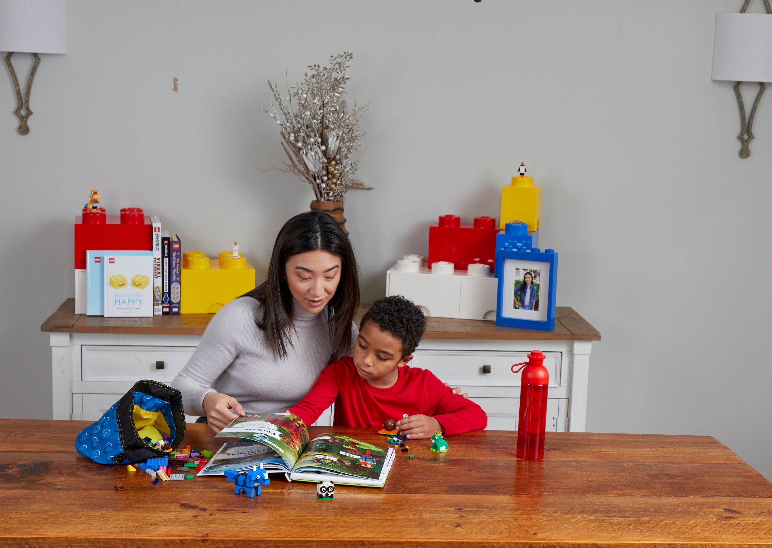 Lego Storage Brick Box 4 - Red