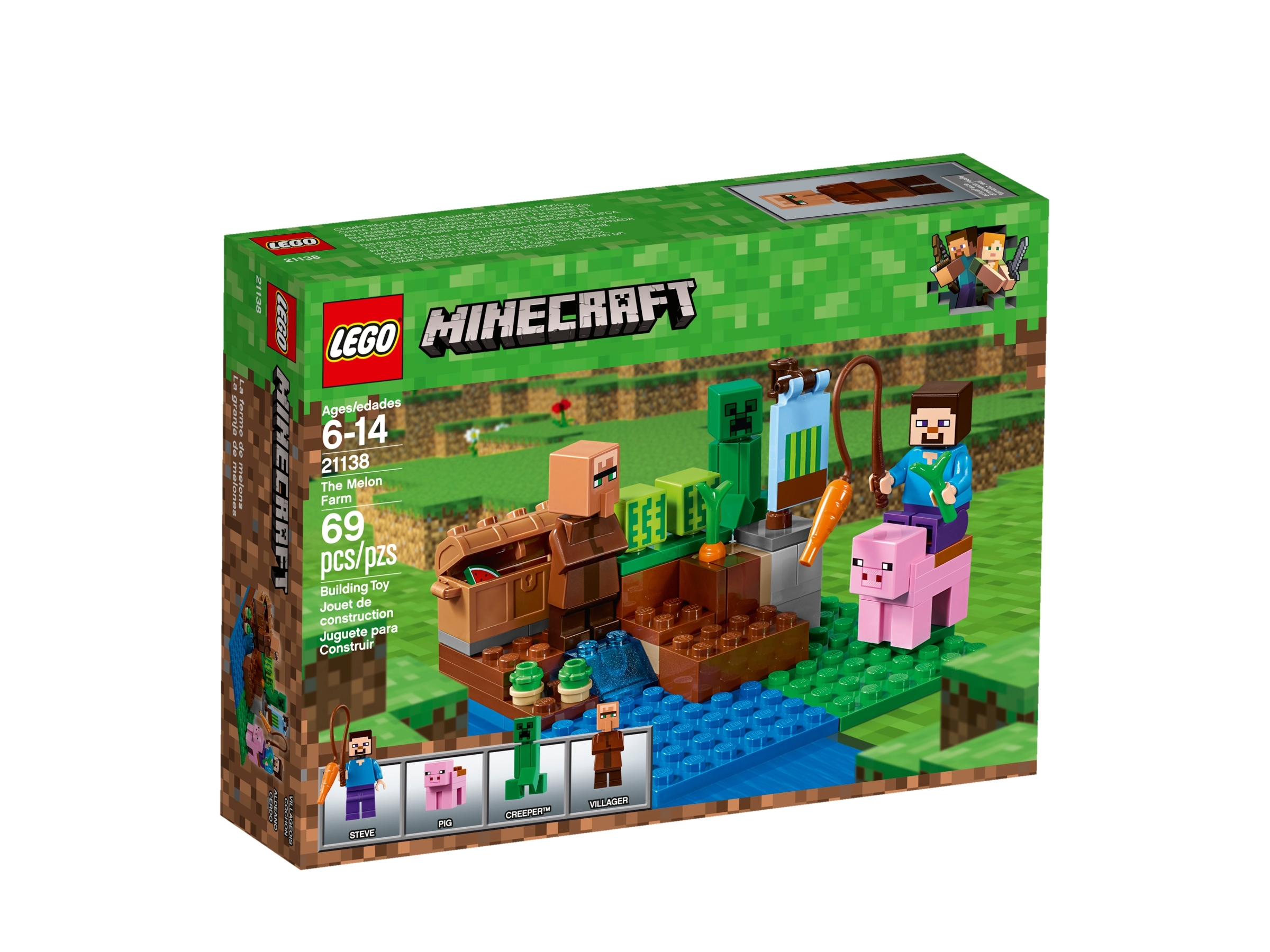 lego minecraft the melon farm 21138